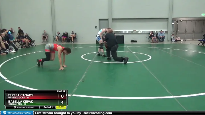 122 Lbs Round 1 (6 Team) - Teresa Canady, North Ca...