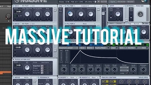 [ NI Massive How To Tutorial ] EDM House 80