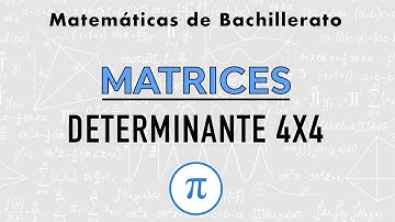 Determinante de una matriz 4x4 (con ejemplo)