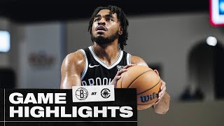 HIGHLIGHTS Best Nets Plays From Preseason Opener At Clippers
