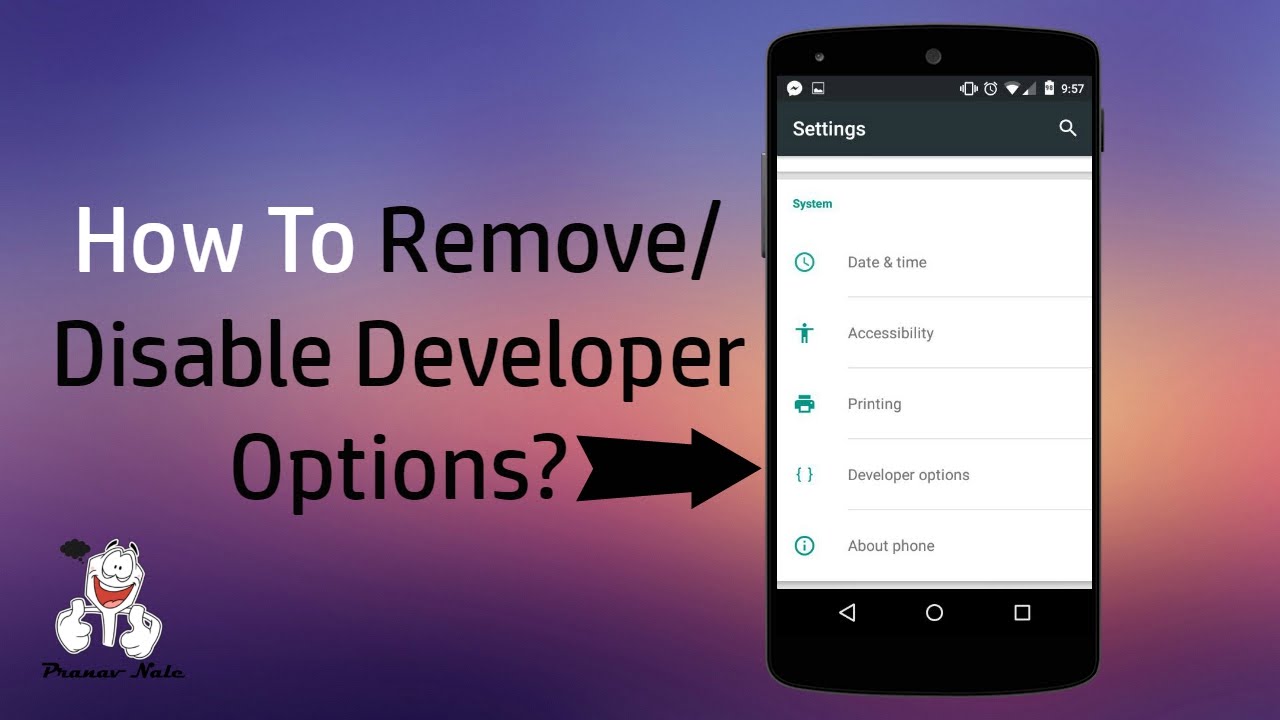 How to enable and disable developer options in the Galaxy S7