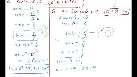 A2 Level Math - Trigonometry - Lecture 1B by Sir Ahsan Abdullah Patel