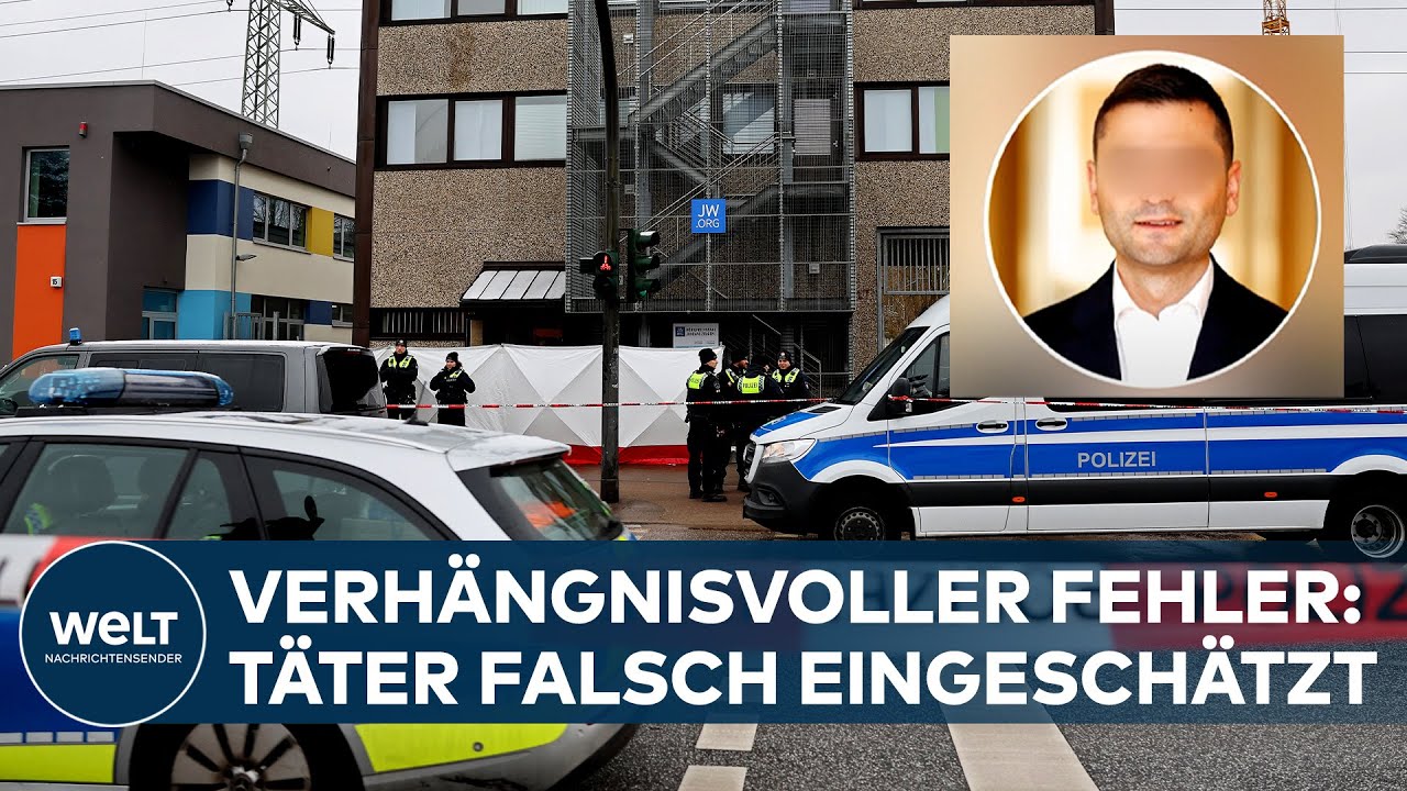 AMOKLAUF HAMBURG: Verhängnisvoller Fehler der Beamten - Täter wurde falsch eingeschätzt
