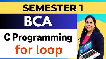 L-23 Iterative Statement in C-for loop #anjaliluthra #bca #btech #bsc #placement #programming#coding