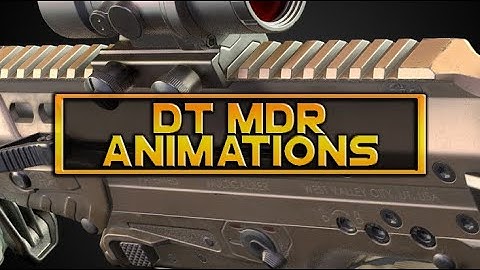 Desert Tech Micro Dynamic Rifle Animations