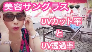 エステ【美容サングラス】UVカット率とUV透過率‼️