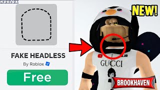 AKU MENEMUKAN HEADLESS KORBLOX DAN SEMUA ITEM BARU GRATIS TERBAIK DI ROBLOX Brookhaven  (2024)