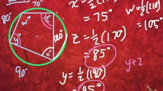 geometry 12-3 inscribed angles theorem