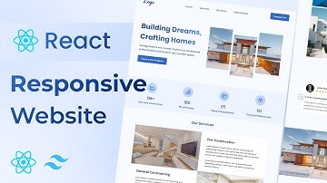 Build a Responsive Website Using React JS & Tailwind CSS | Beginner React JS Project