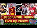 Texans '26 Draft Breakdown: Pick by Pick (Kayden McDonald, Marlin Klein, Femechi Nwaiwu)