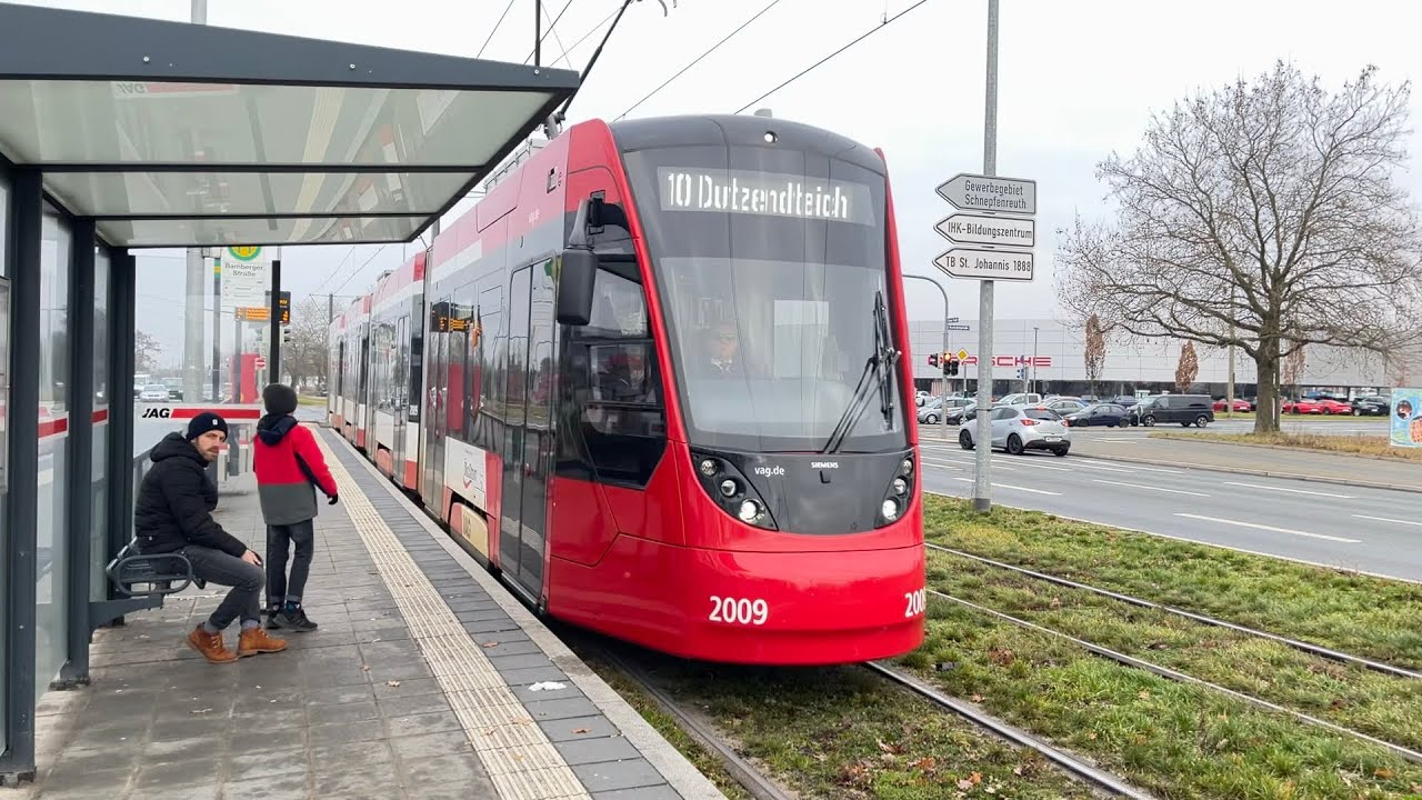 Neue Nürnberger Straßenbahnlinien 10 + 11