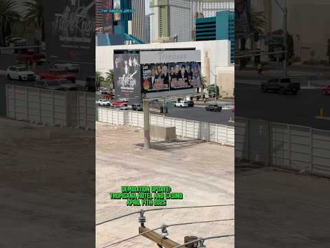 Demolition Update: Tropicana Hotel and Casino-4/14/2025 #reels #youtubeshorts #shorts