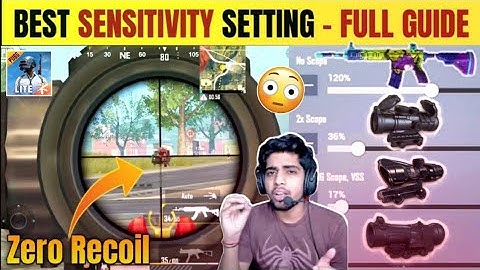 BEST SENSITIVITY SETTING IN PUBG LITE 0.22.0 UPDATE | HOW TO CONTROL RECOILE IN PUBG MOBILE LITE