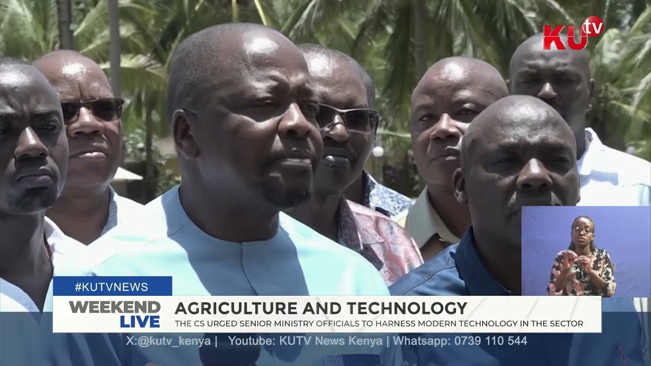 CS Mutahi Kagwe lauds the involvement of young people in agriculture