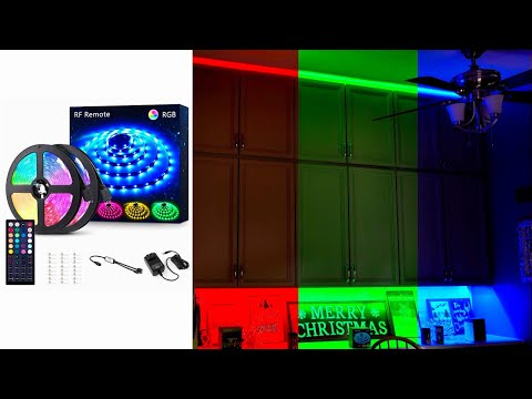 Novostella 40ft 12M RGB Strip Lights, Color Changing Gaming Lights