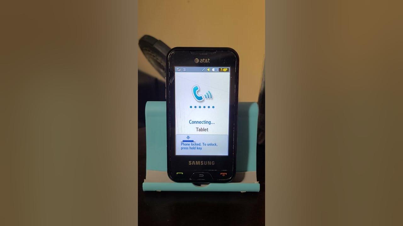 Samsung Eternity dialing YouTube