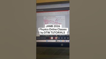 JAMB 2026 Physics Online Classes by DTW Tutorials #jamb #jamb2026 #dtwtutorials