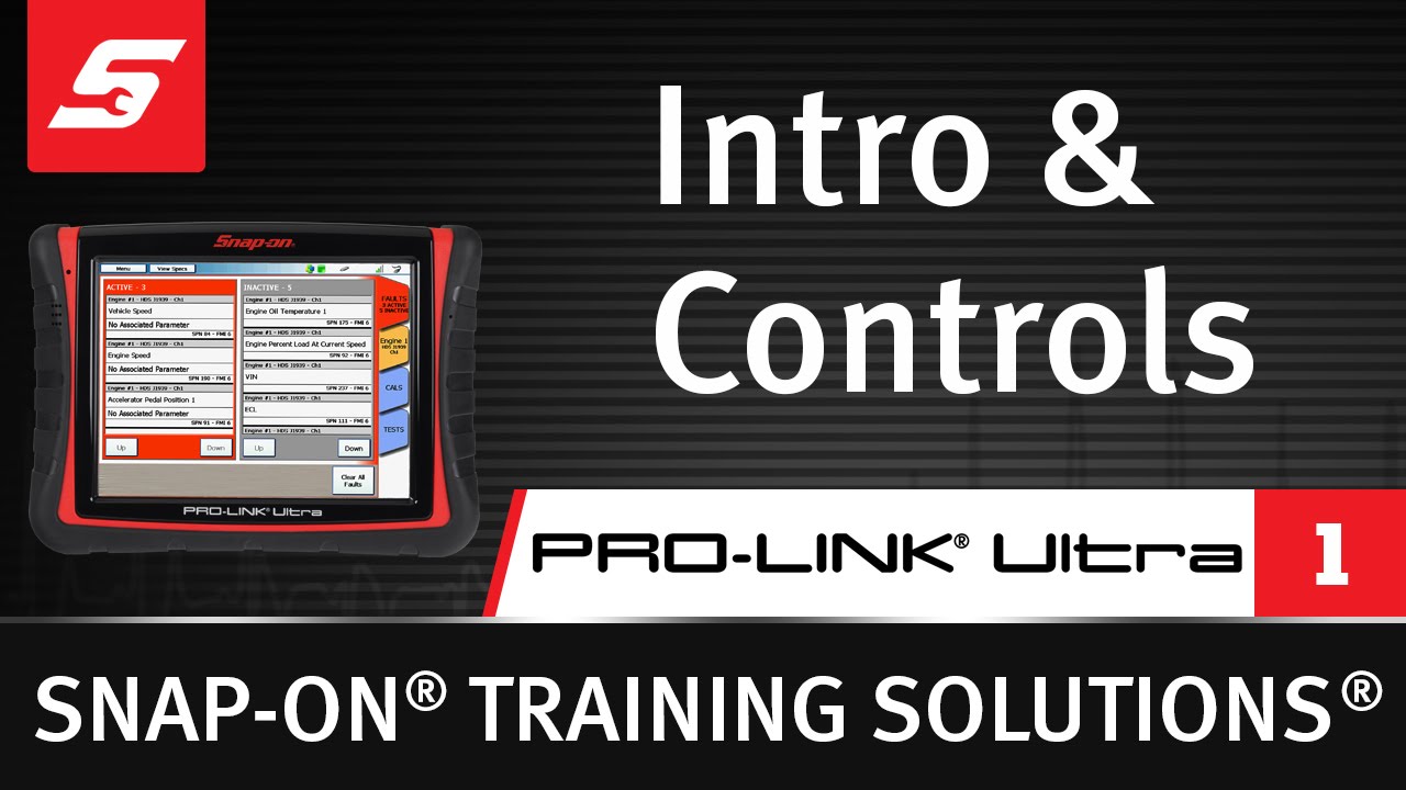 Intro Controls Pro Link Ultra Pt 1 10 Snap On Training