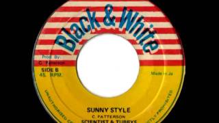 BARRINGTON LEVY + KING TUBBY &amp; SCIENTIST - Warm &amp; sunny day + sunny style (1980 Black &amp; white)