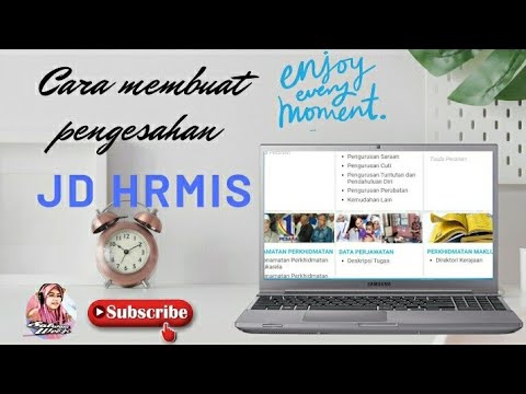 Cara membuat pengesahan penerimaan JD HRMIS. 