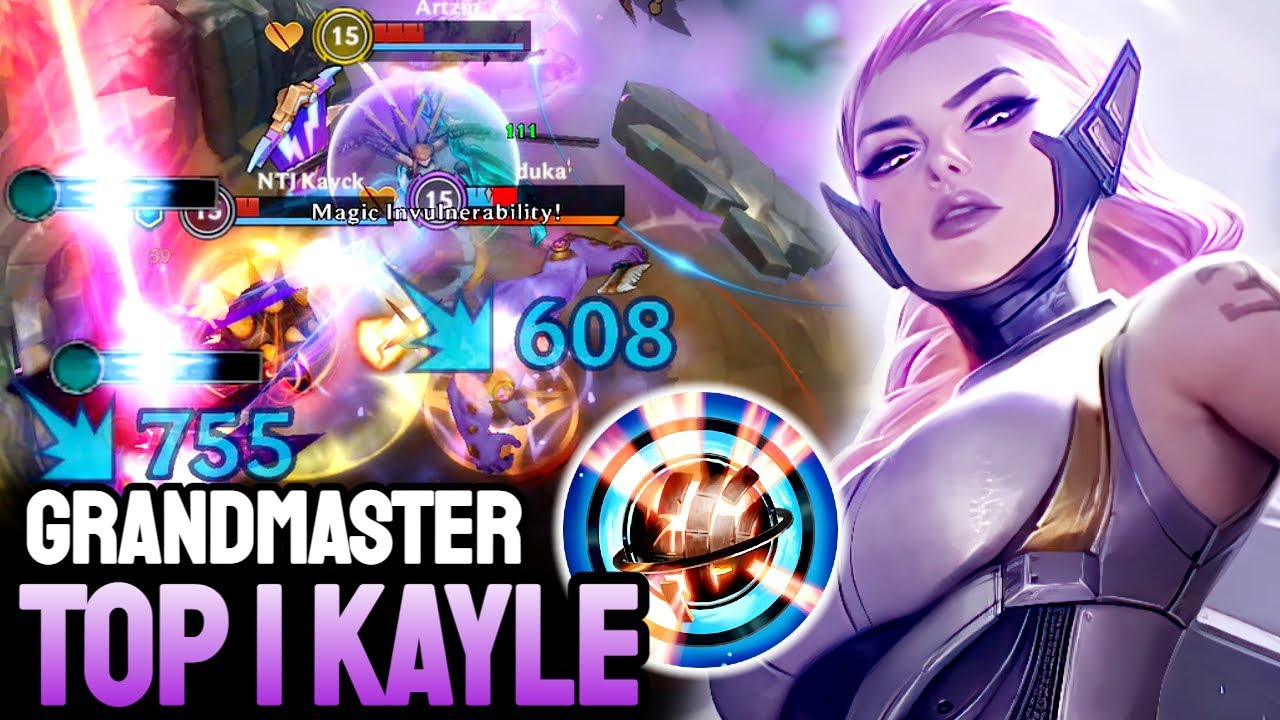 WILD RIFT KAYLE - TOP 1 KAYLE GAMEPLAY - GRANDMASTER RANKED