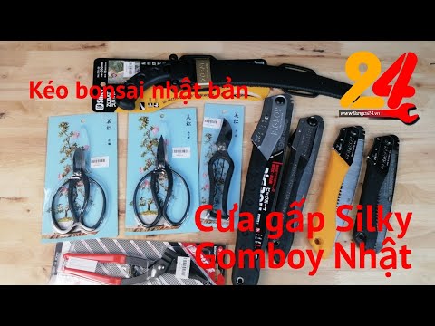 Video Cưa gấp Silky Gomboy Nội địa Nhật, kéo cắt cành kiểng... - youtube