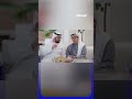 رئيس دولة الإمارات الشيخ محمد بن زايد آل نهيان والرئيس السوري أحمد الشرع يبحثان علاقات البلدين