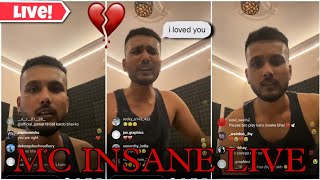 MC Insane Live | MC Insane Talking About Love Of his Life | MC Insane Emotional | Unreleased Music