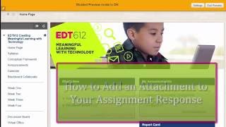 Blackboard Learn: Submit an Assignment With Attachment