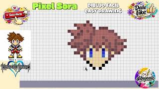 How to Draw Sora Pixel Art in Krita | Easy Tutorial