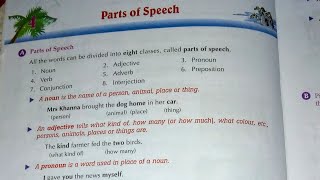 chapter 4 parts of speech and their answers of class 5 english grammar and composition youtube