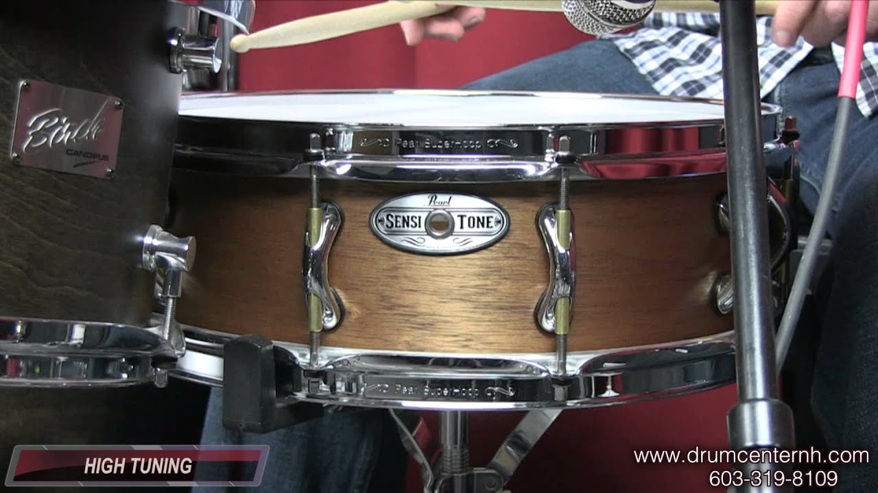 Pearl STA1550MH 15 x 5 Inches Sensitone Premium Snare Drum - African  Mahogany for sale online