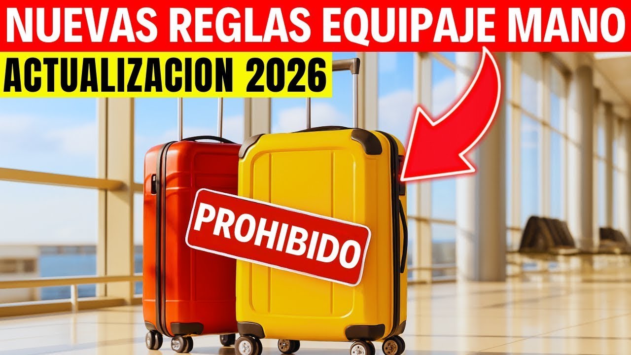 TIRA tu MALETA antes de ENERO 2026: La Nueva Norma que te Dejará en Tierra