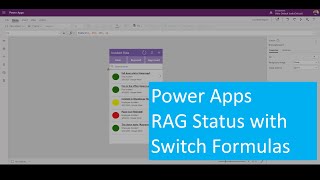 Microsoft PowerApps: How to Change Colors based on Status with Switch Formula screenshot 4