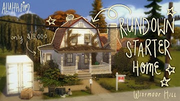 building a starter home for my 2000s save file!📦🚛☕️the sims 4 long play