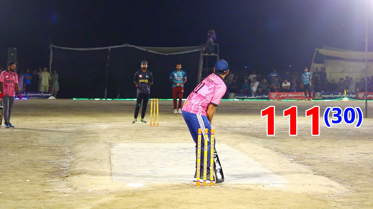 Need 111 Runs From 30 Ball || Khurram Chakwal Best Batting || Best ...