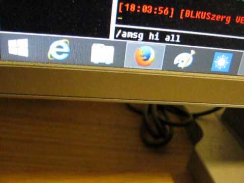 how to message all yor channels in irc +whois diy