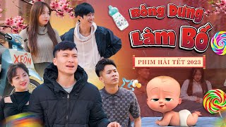 HÀI TẾT 2023 - BỖNG DƯNG LÀM BỐ | Anh Chàng Xe Ôm Vui Tính 5 | Phim Hài Hước Hay Nhất Gãy TV