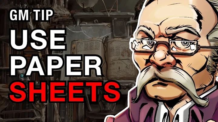 Use Paper Character Sheets for 5e and D&D