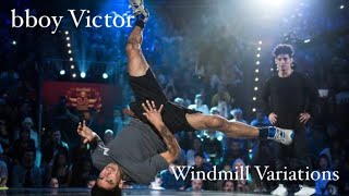 bboy Victor Original Windmill Variations