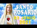 ✋SANTO ROSARIO DE HOY JUEVES DE 03 DE JUNIO 2021🌷MISTERIOS LUMINOSOS🌺Alabanzade Dios