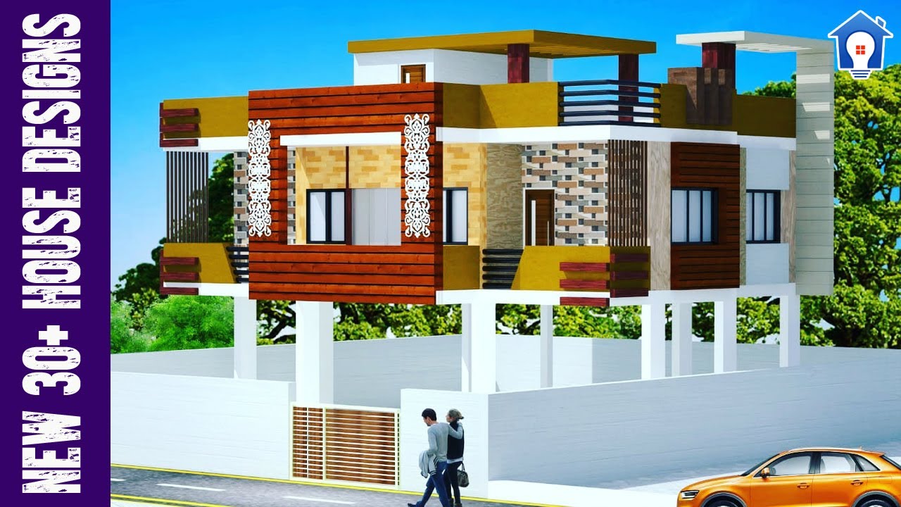New model double floor elevation design 2021 | Elevation designs ...