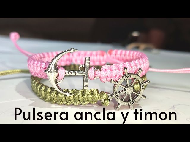 Pulseras ancla y timón enamorados 🥰 ❤️ - YouTube