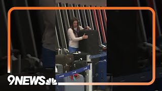 Luggage piles up at Denver airport after days of United Airlines cancellations