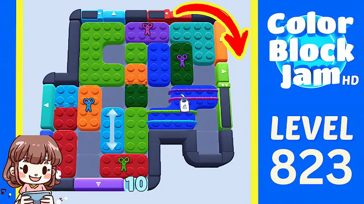 Color Block Jam Level 823 Solution Walkthrough