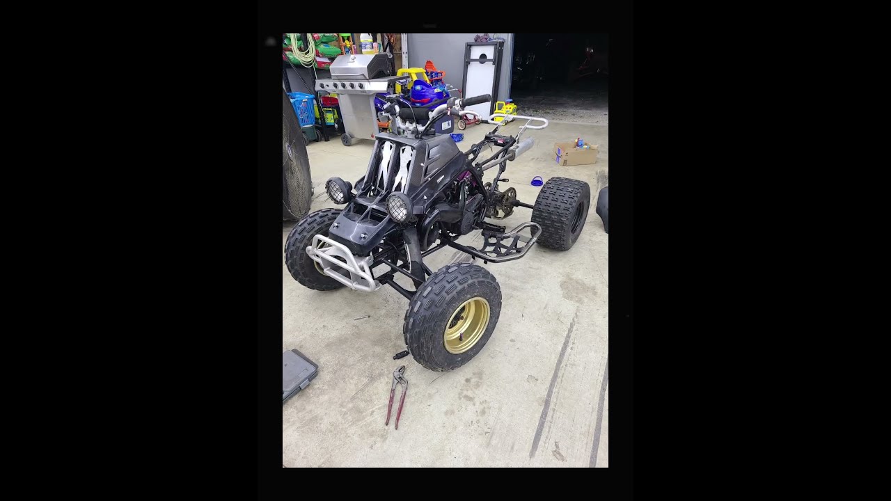 Rebuilt Yahama Banshee Dunes test.