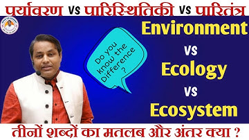 || Environment || Ecology || Ecosystem || By Upendra Anmol Sir SPACE IAS ACADEMY