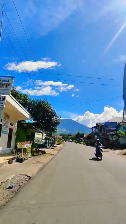 Pemandangan kota Pagar Alam