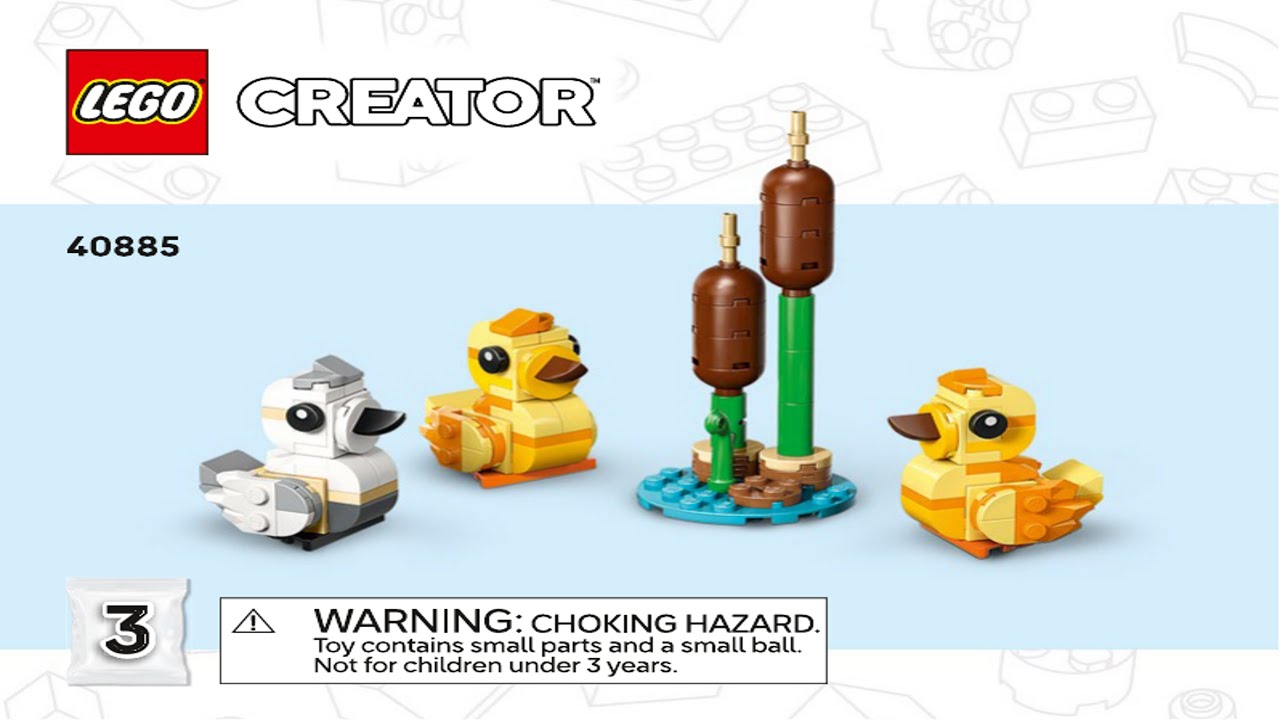 LEGO Instructions - Creator - 40885 - Duck Family - Promotional