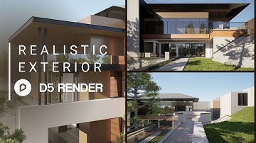 Animation with D5 Render | Private House 037 Part 2 | Downloadable File Included